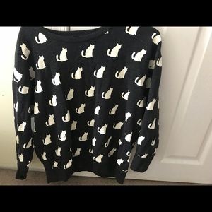 Forever 21 cat sweatshirt